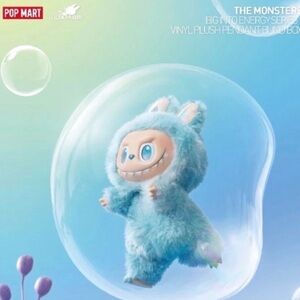 REAL blue Big Into Energy Labubu, from Pop-Mart.